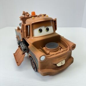 Disney Pixar Cars 2 Bomb Blastin' Talking Mater Tow Truck 12" Not Working